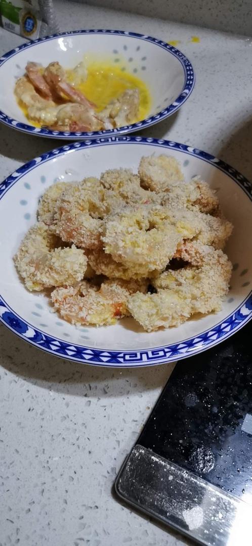 面包糠炸虾