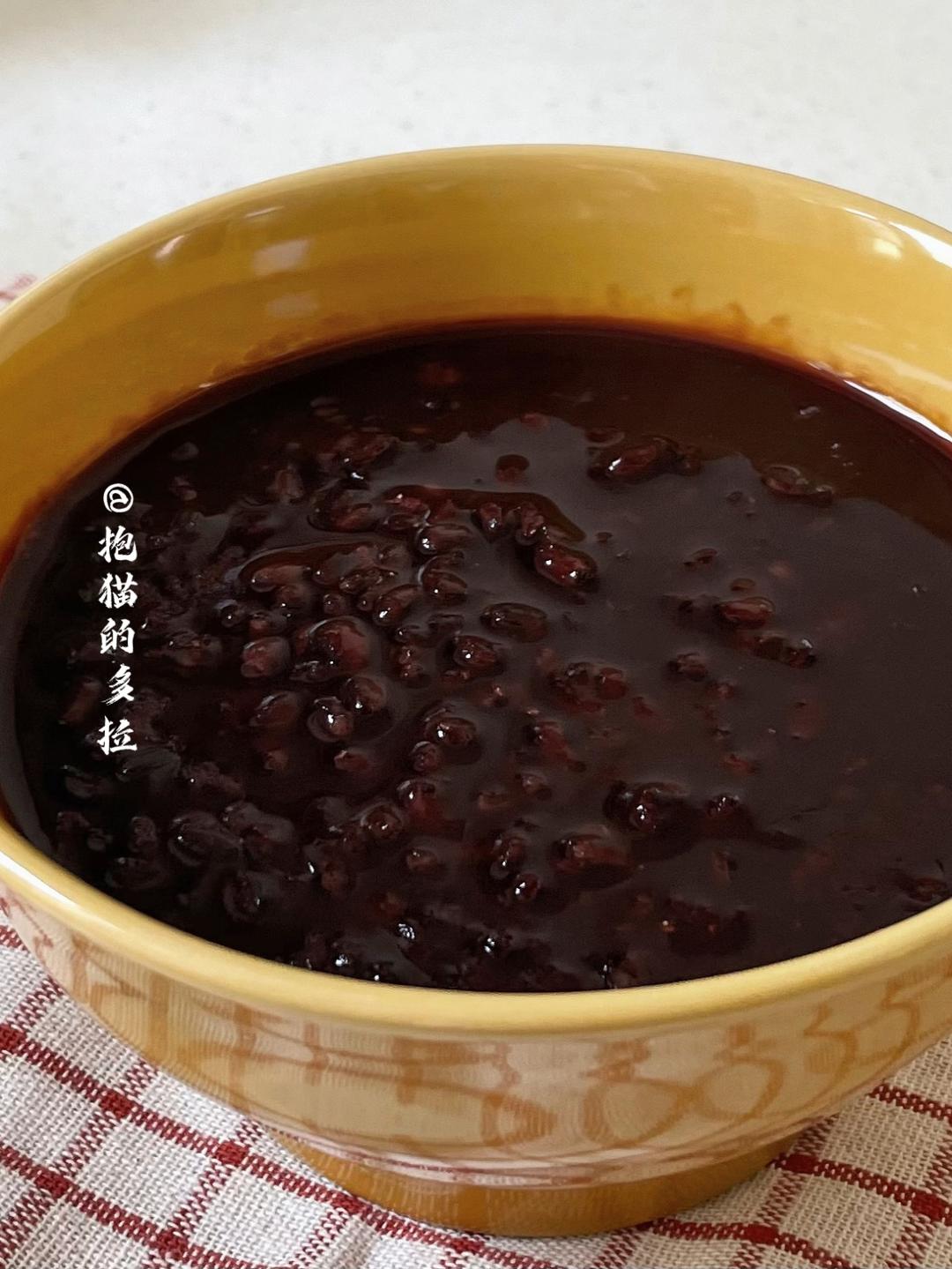 黑米粥