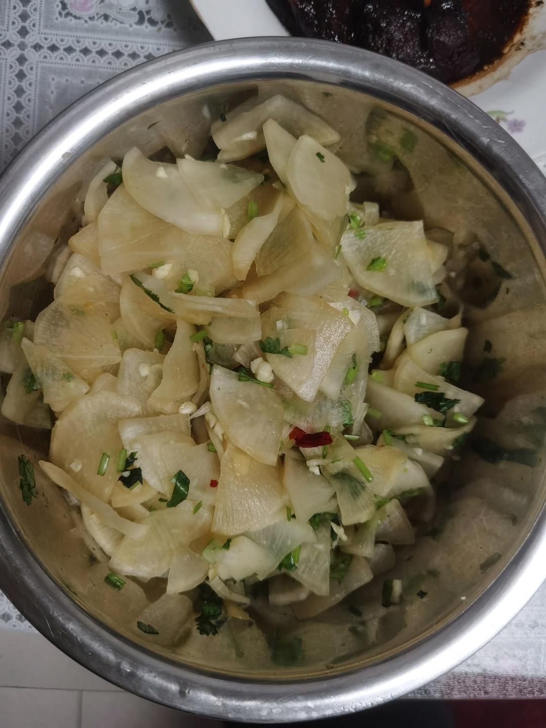 最简单，清爽的凉拌白萝卜