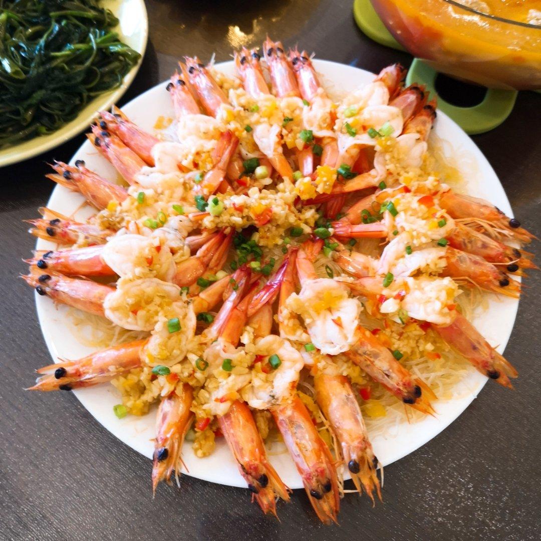 蒜蓉粉丝蒸虾
