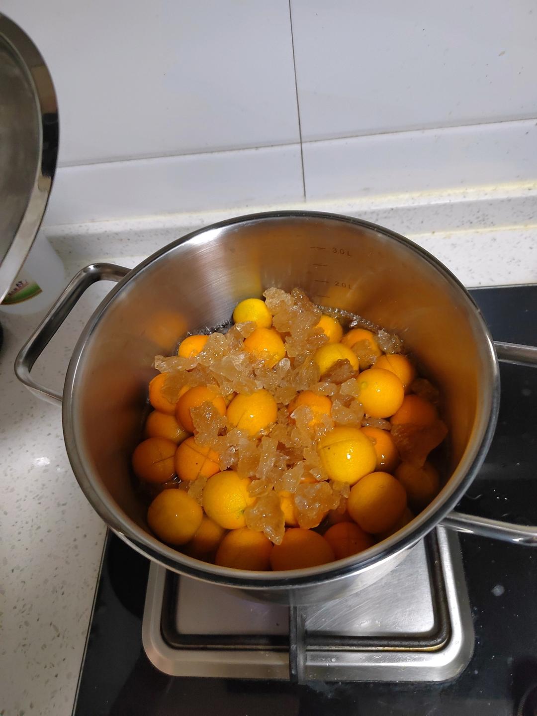 对孩子超级有效的止咳食物---冰糖金桔