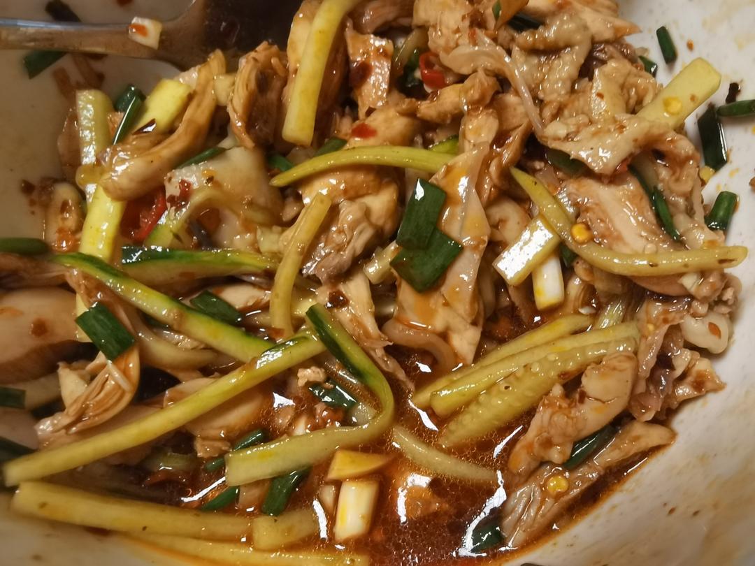 汤汁可以喝的凉拌手撕鸡