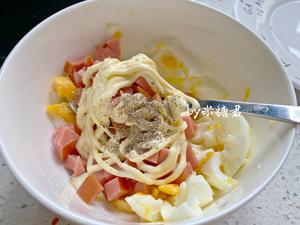 日式火腿蛋沙拉三明治，减脂轻食-无敌简单美味的做法 步骤4