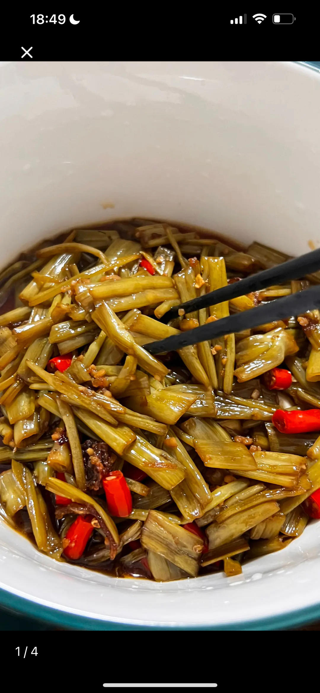 夏天连吃三大碗饭的秘密武器：酸辣空心菜梗