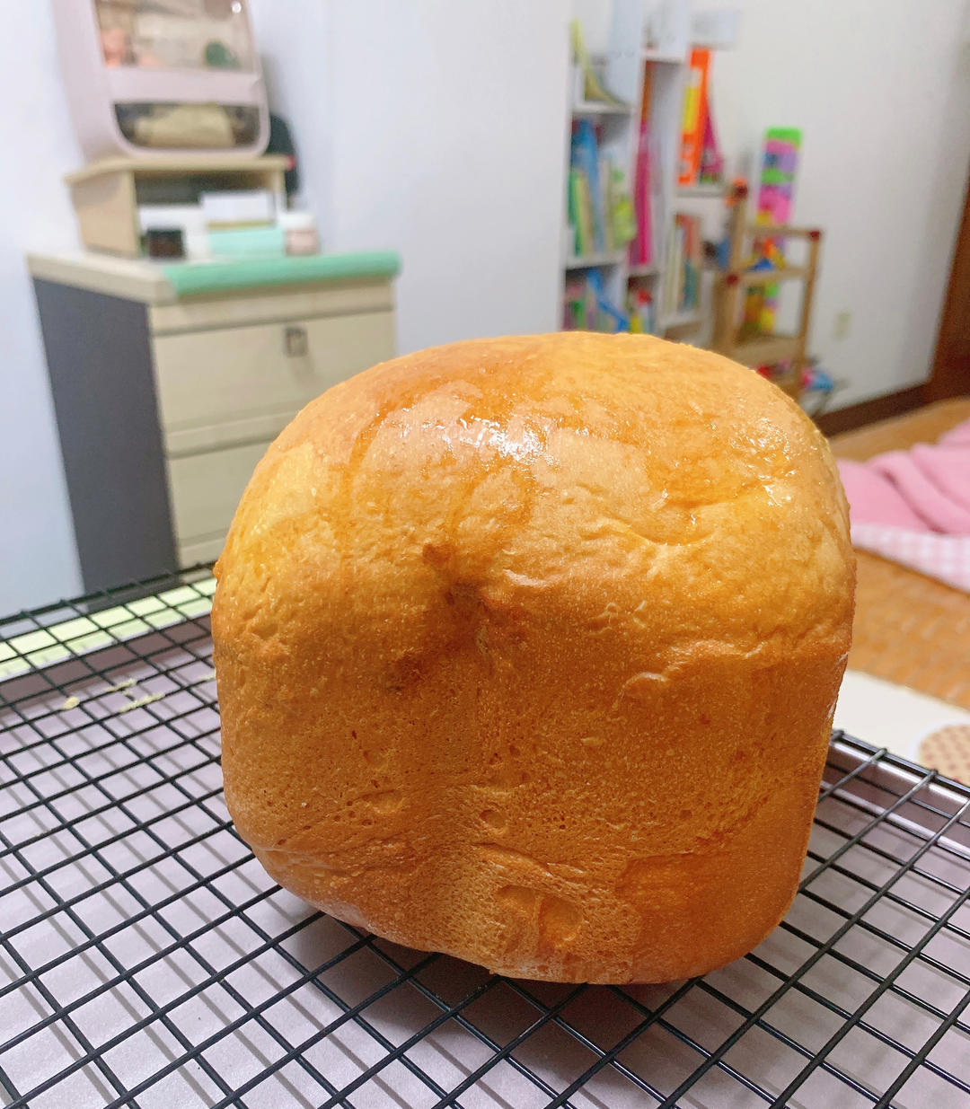 南瓜吐司，奶香南瓜吐司，极致柔软，直接法