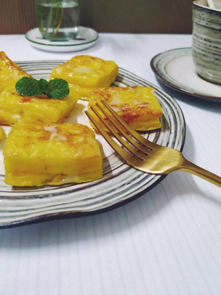 一口爆浆的香蕉西多士无需烤箱的快手早餐