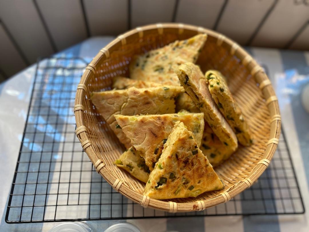 软软的葱花大饼