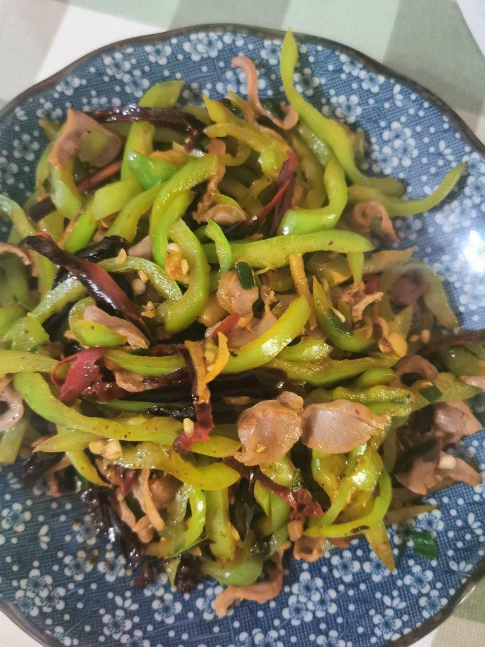 爆炒鸡胗