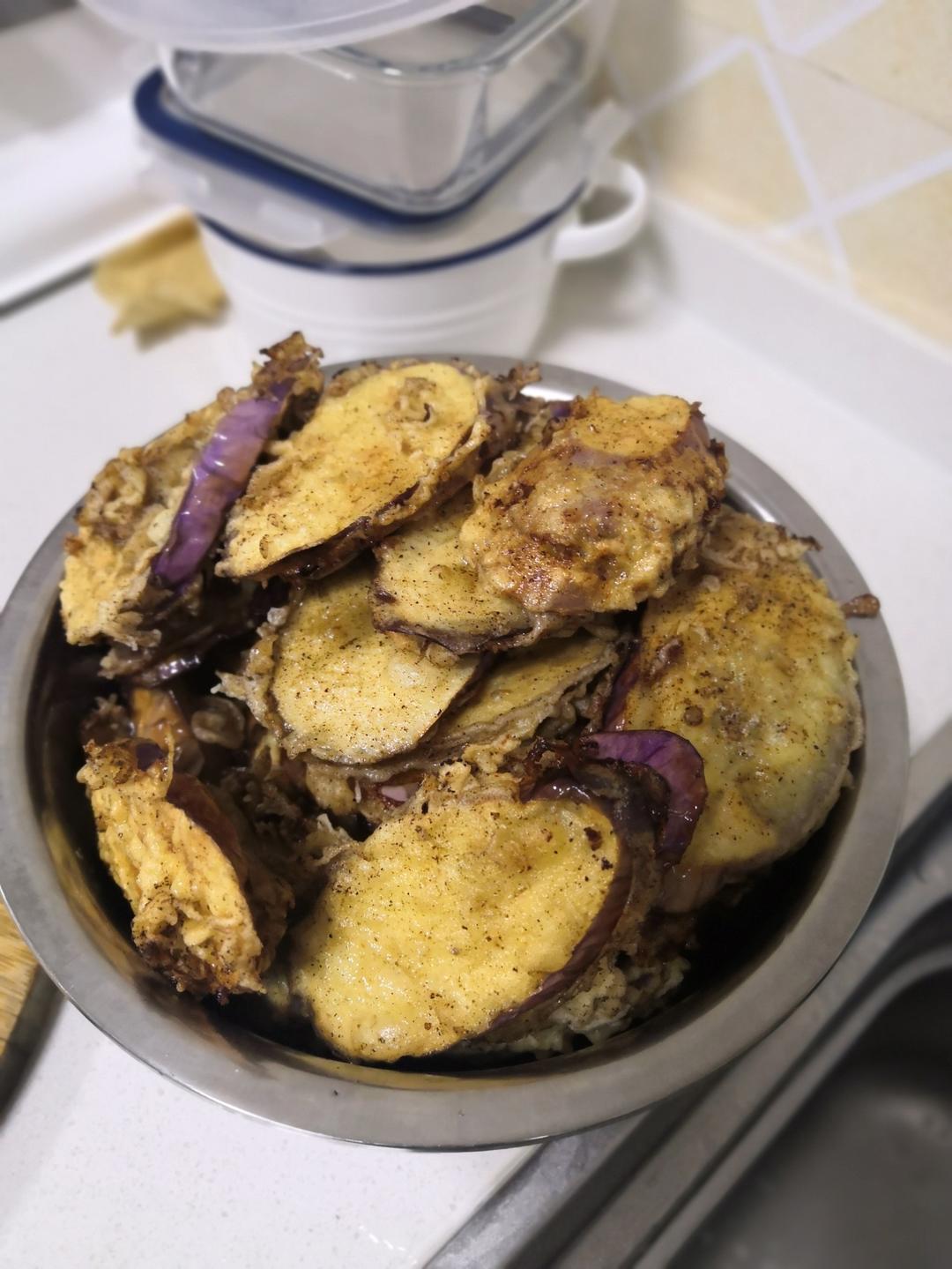香炸茄盒-家乡的味道 Stuffed Fried Eggplant with Pork