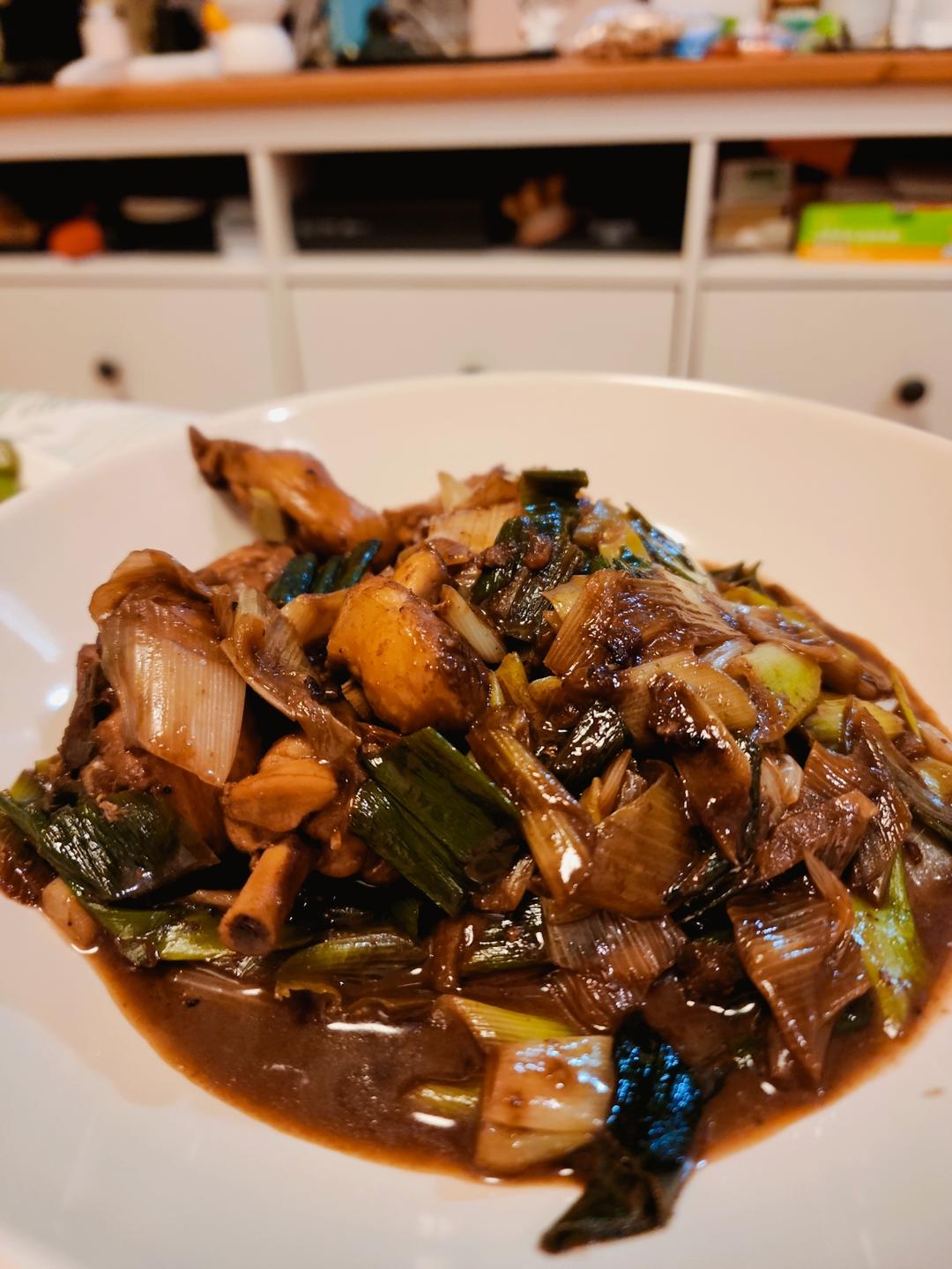 葱烧鸡腿肉