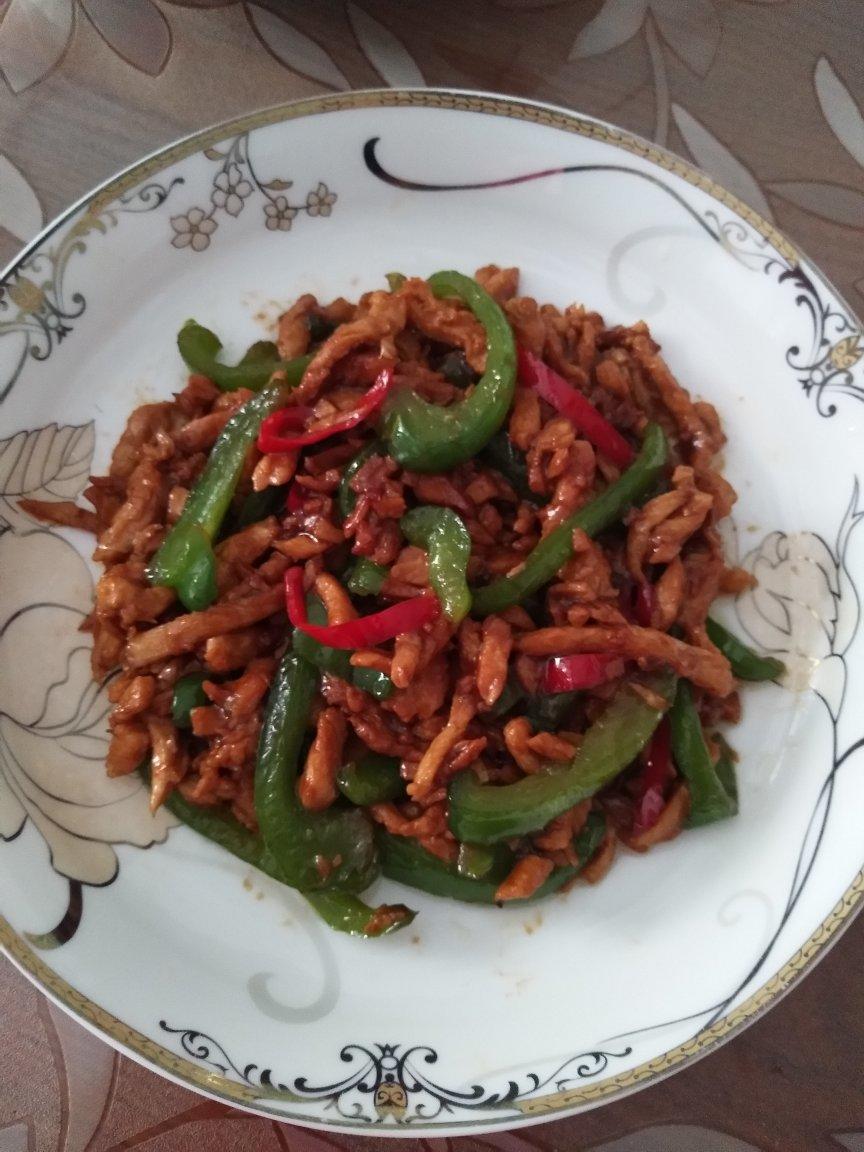 青椒鸡丝
