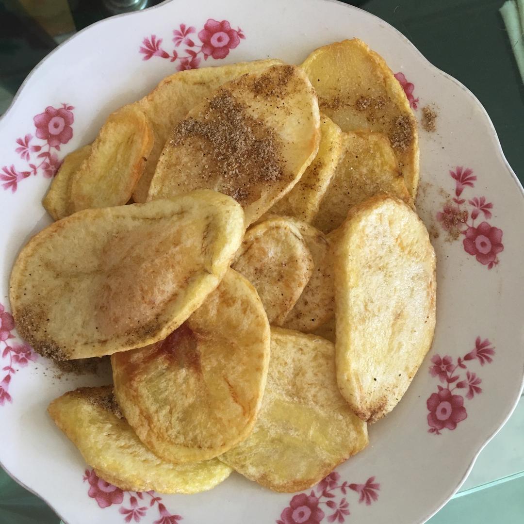 自制炸薯片，学会以后再也没买过薯片