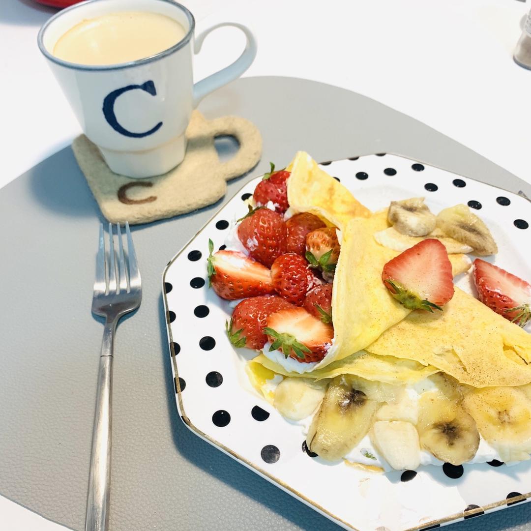 基础早餐可丽饼