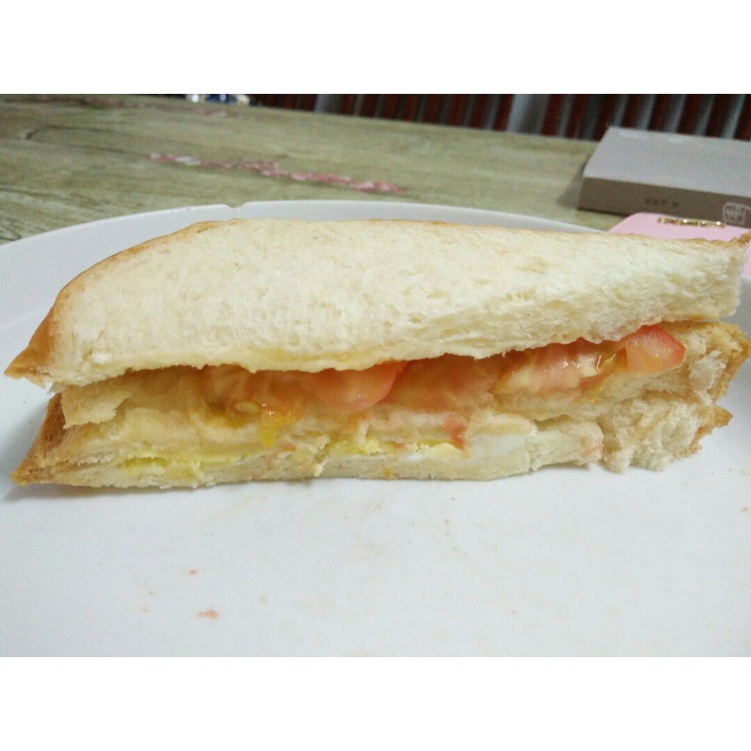 【1分钟鸡蛋三明治】微波懒人早餐