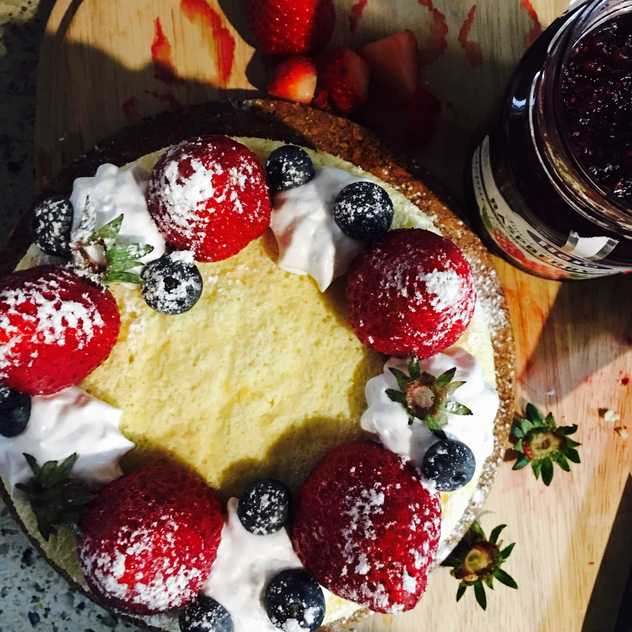 草莓戚风蛋糕【曼达小馆】