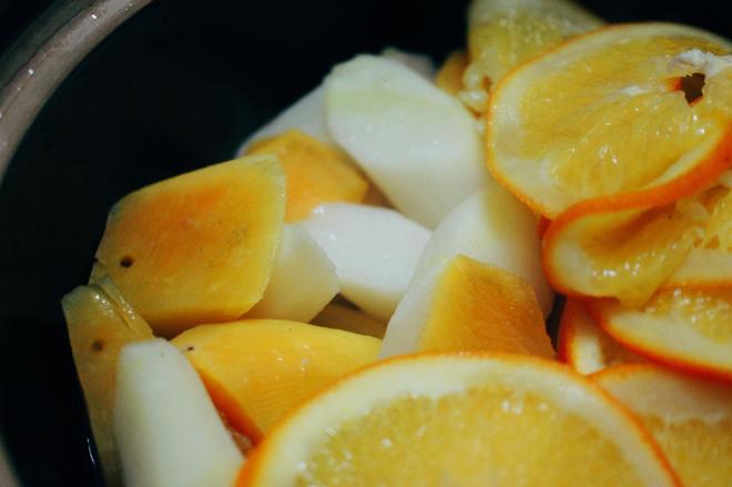 香橙蒸红薯山药的做法