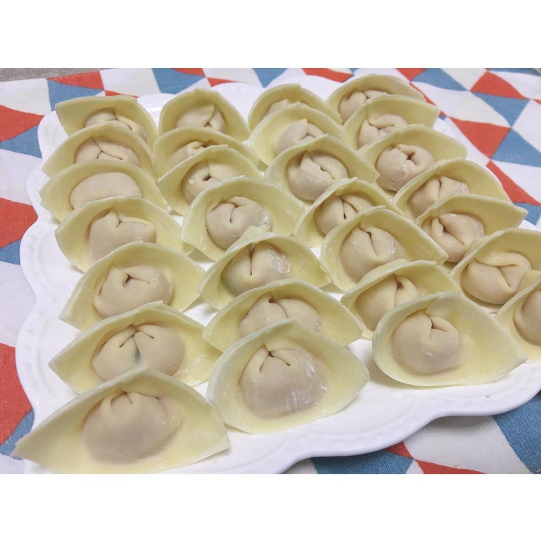 元宝馄饨的包法