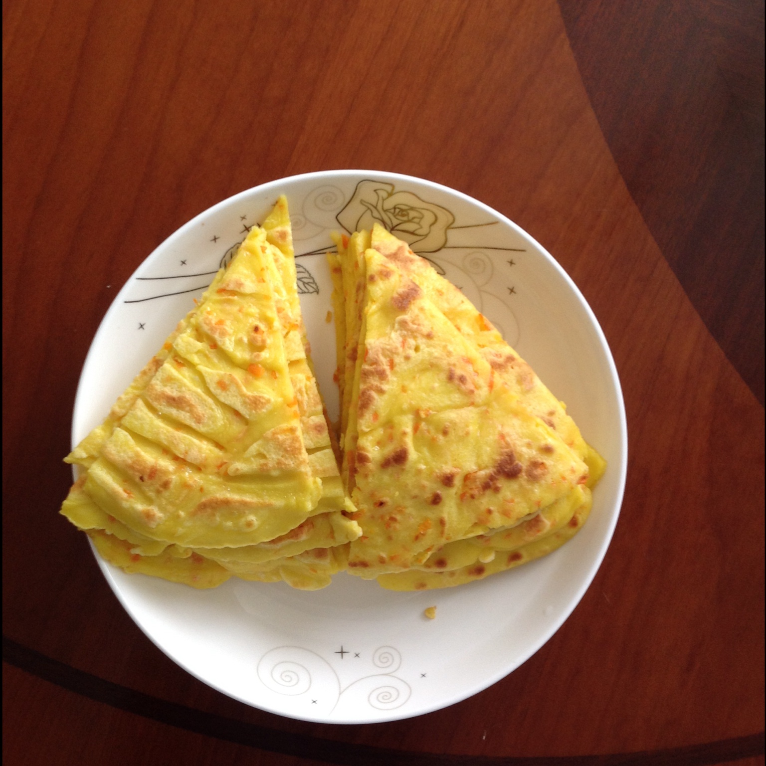 快手早餐之胡萝卜鸡蛋煎饼