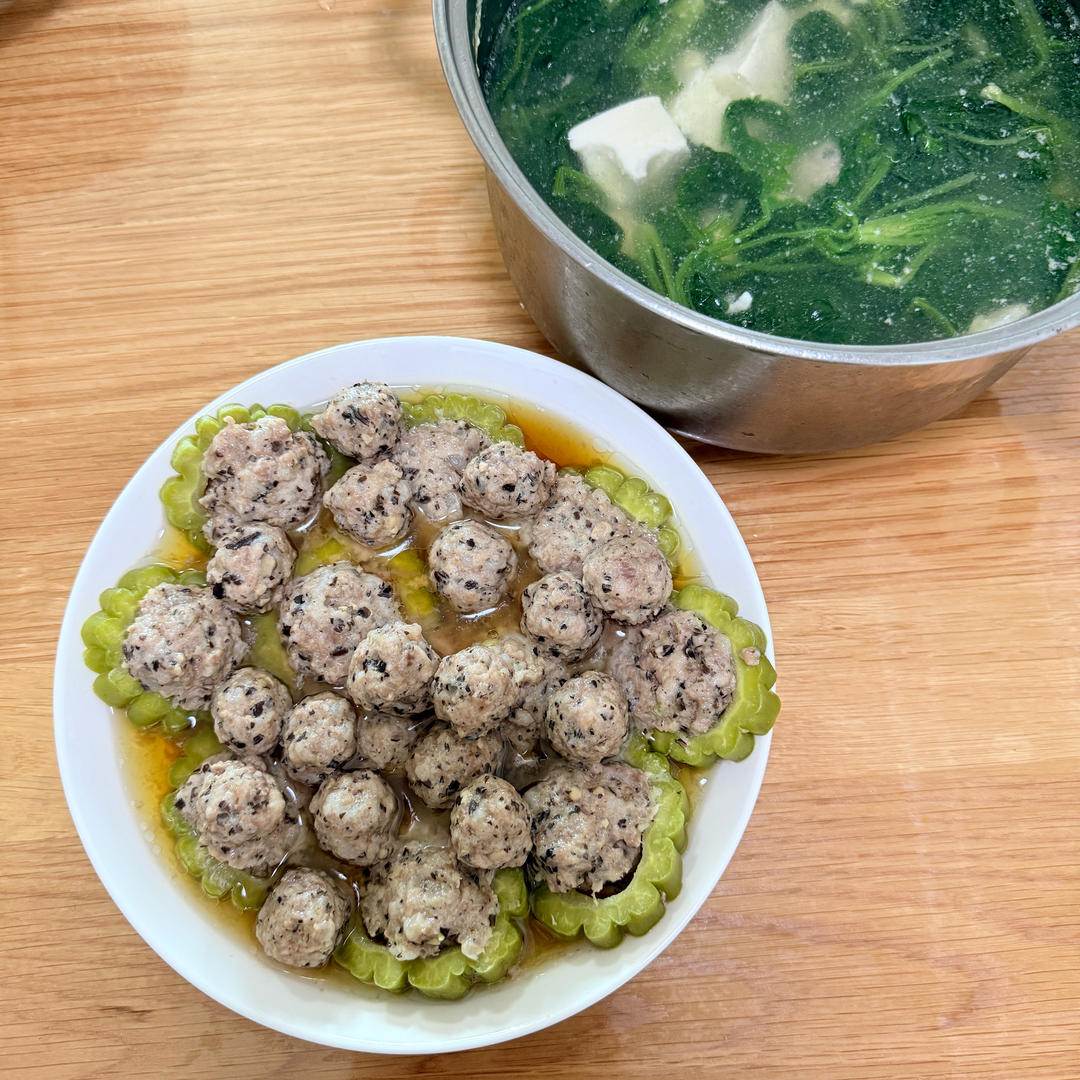 素食者：菠菜豆腐汤