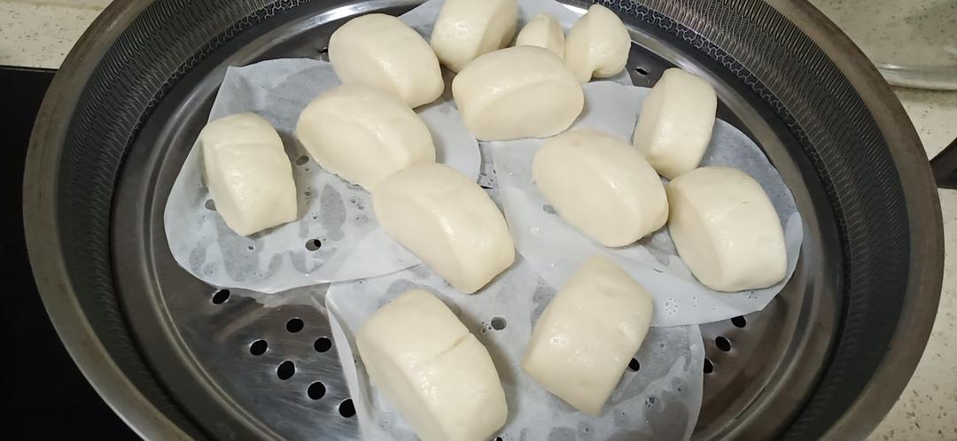 广式馒头（刀切，圆形。馒头。附视频。一次性发酵）