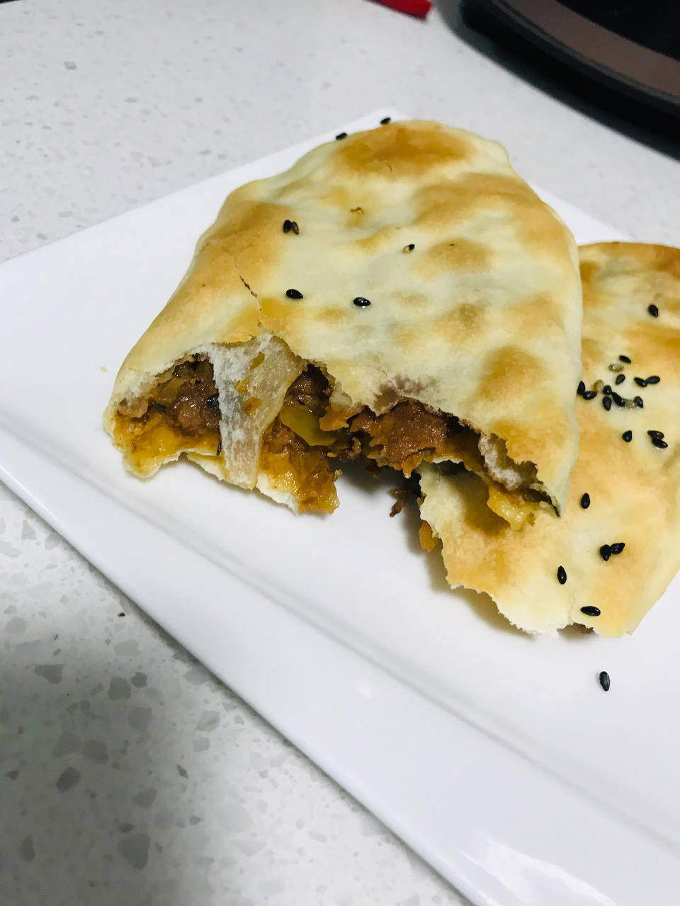 榨菜鲜肉锅盔（发面、死面通用）