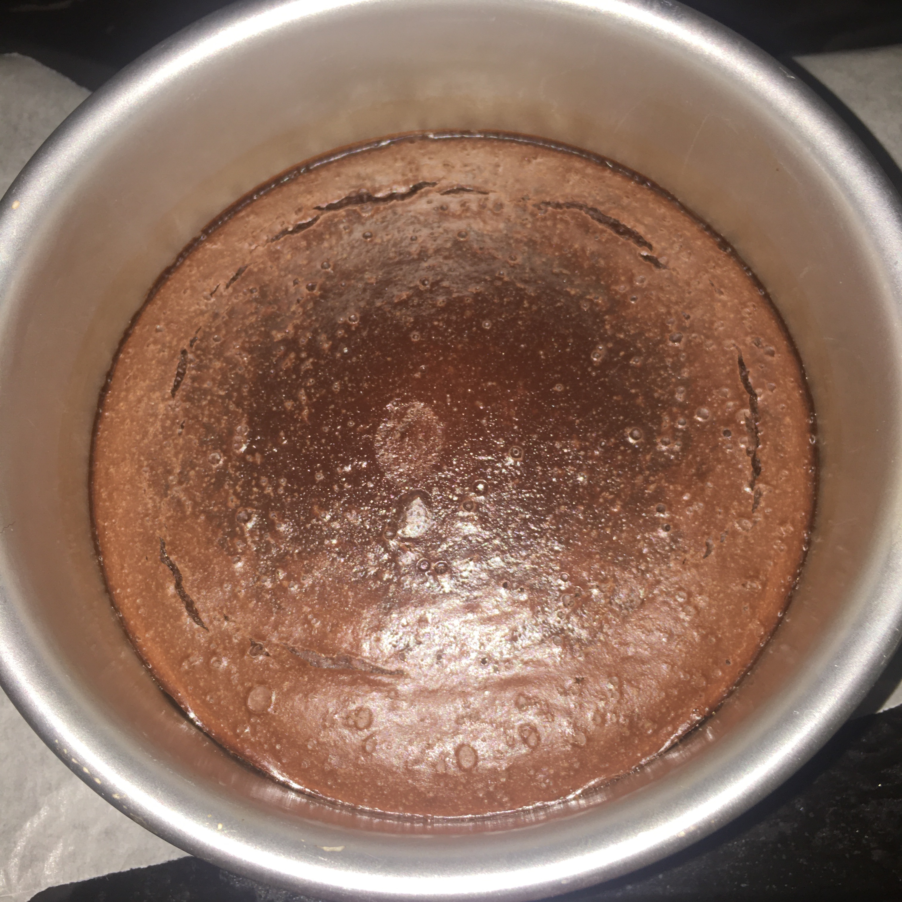 健康低脂、伪·北海道巧克力双层芝士蛋糕（六寸）的做法 步骤8