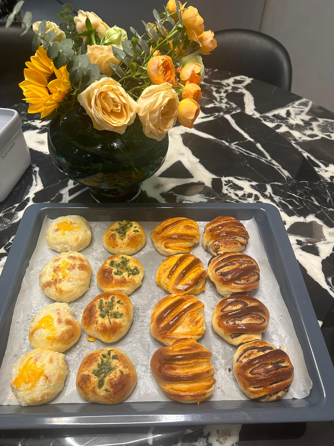 一个面团做4种口味面包！松软可口巨美味！