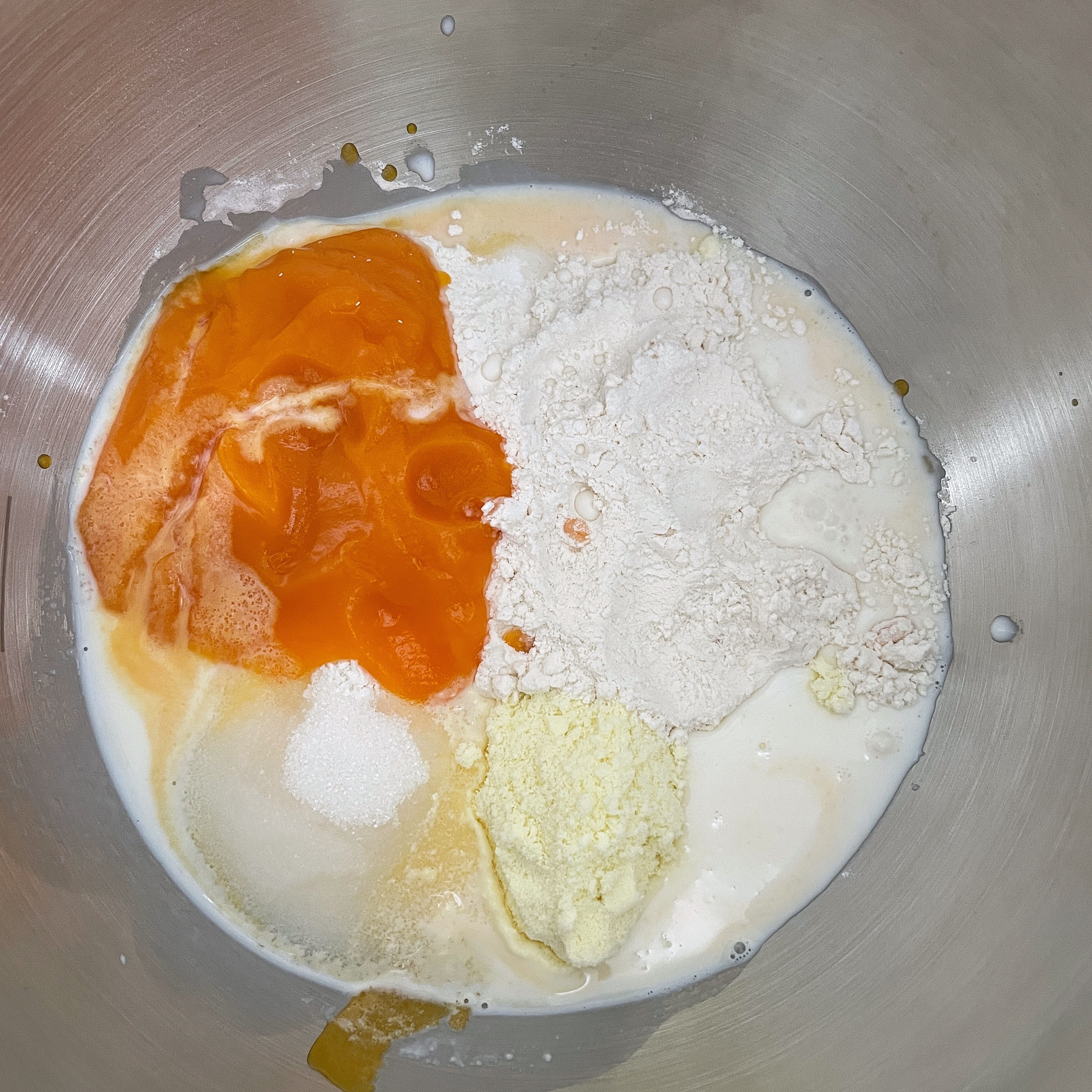 松软又好吃的南瓜乳酪软欧包❗️一次成功的做法 步骤4