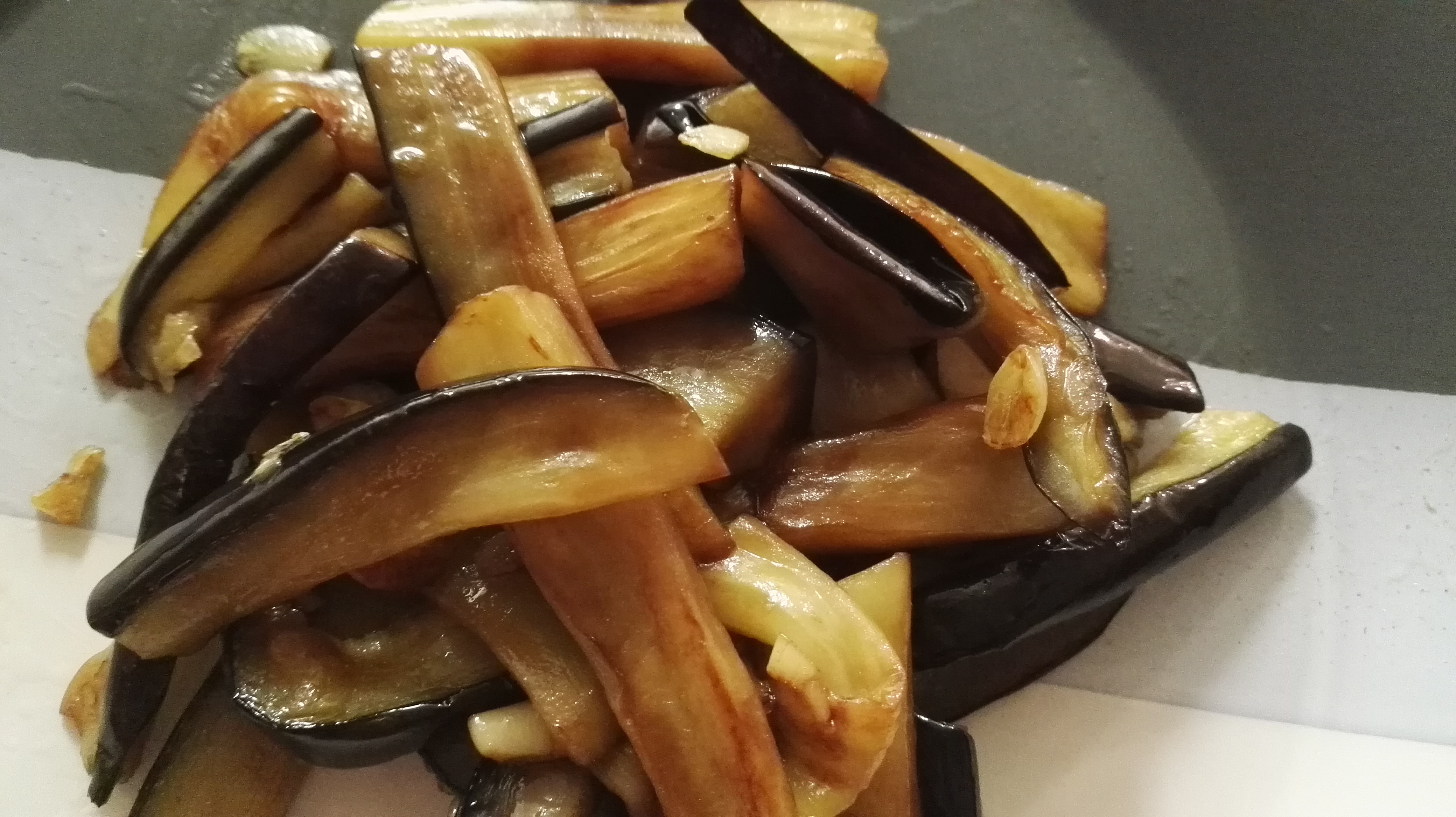 老丁的私房菜-油焖茄子