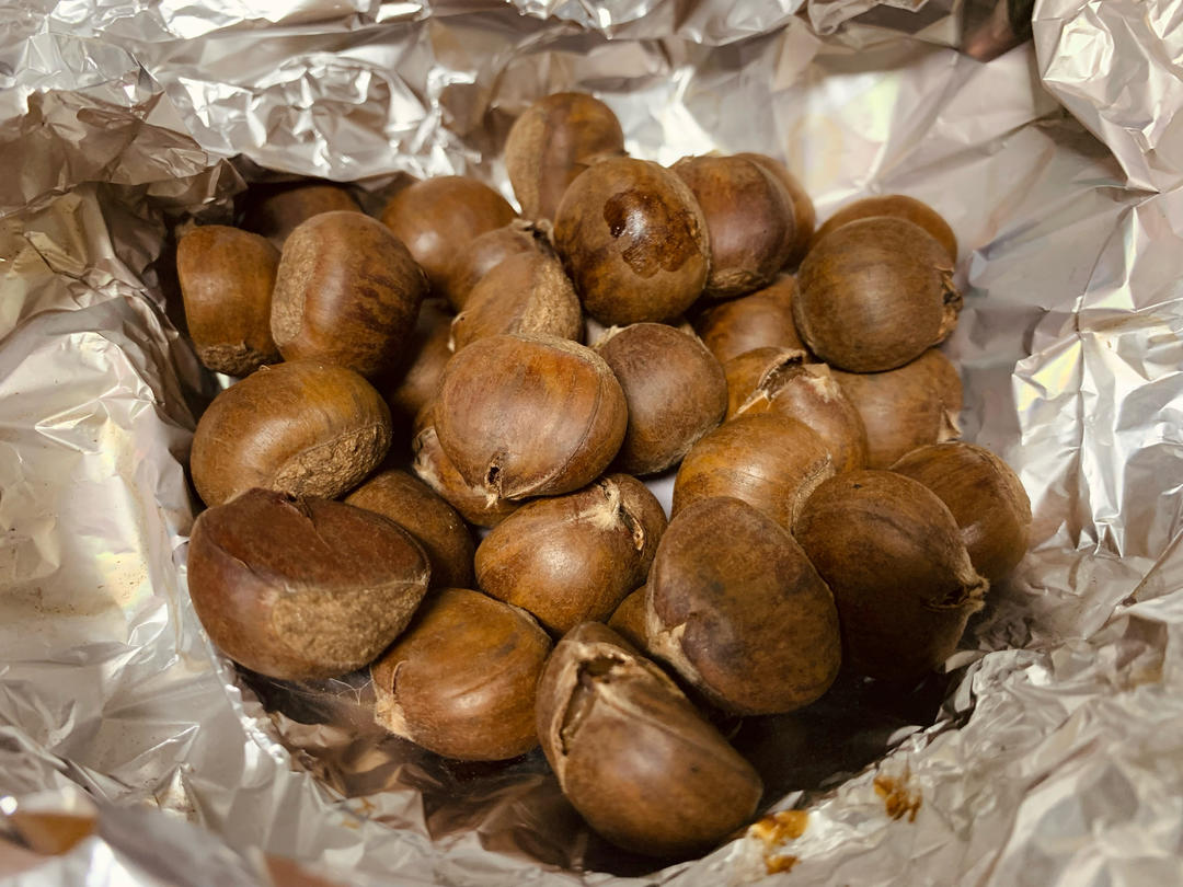 [自用]无糖无油烤栗子