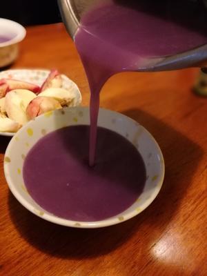 山药紫薯汁的做法 步骤3