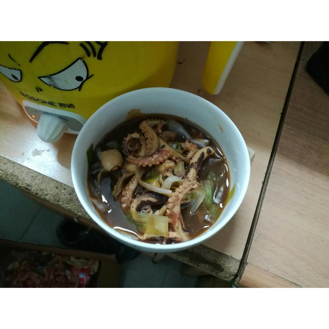 无法抗拒的美味---葱拌八带