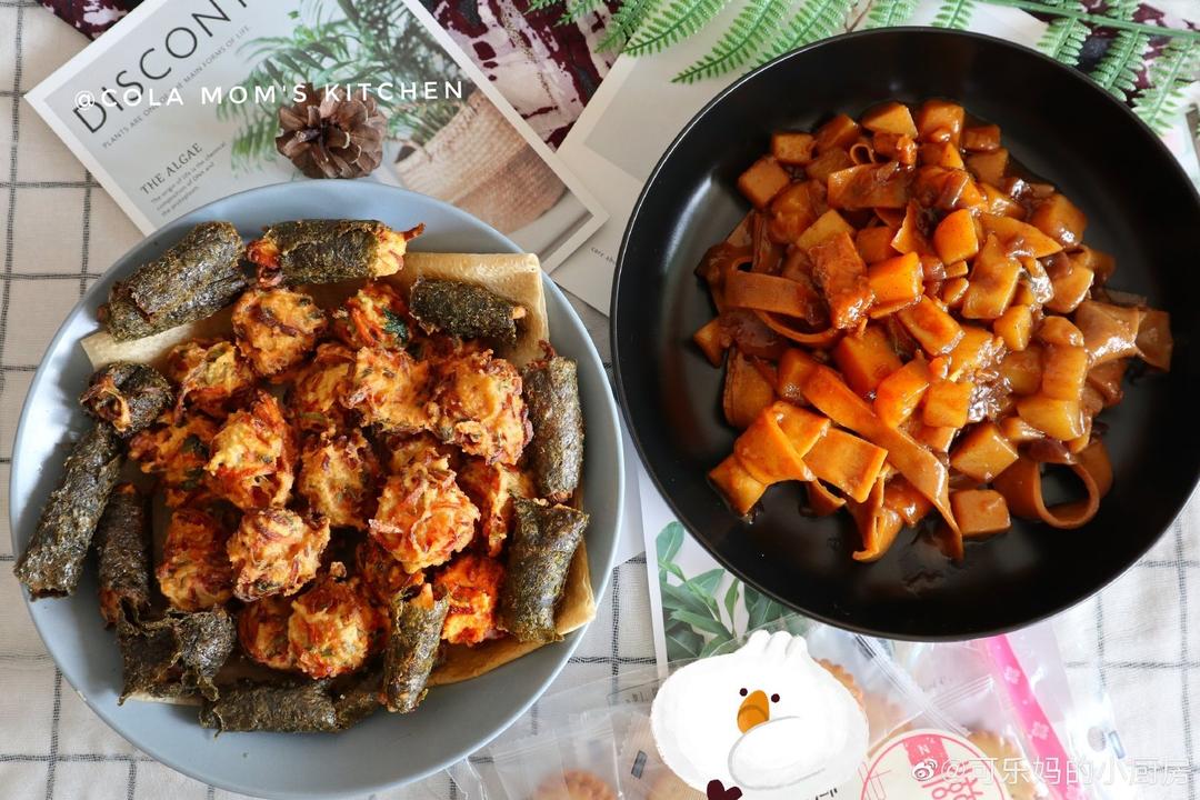 全国各地都会卖的传统香菜胡萝卜素丸子