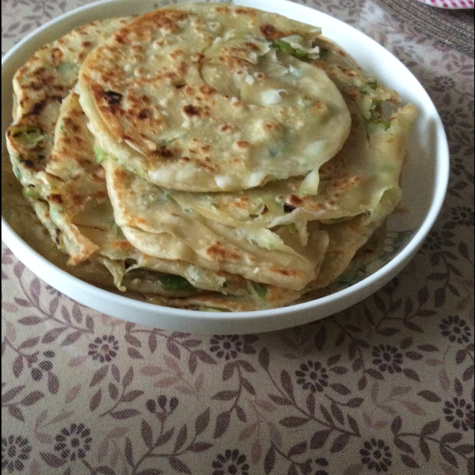 自制葱油饼