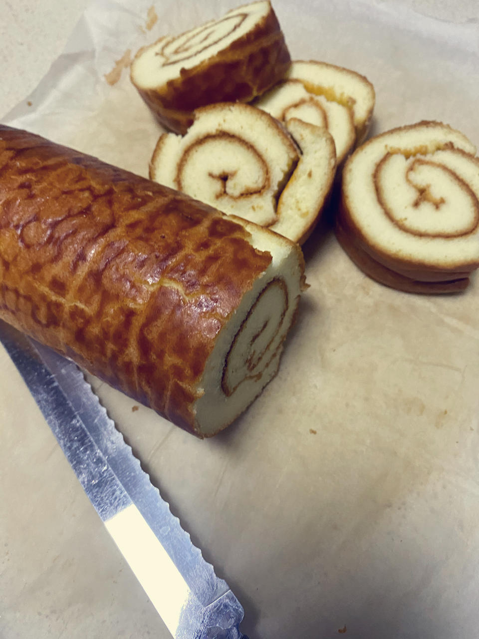 原味蛋糕卷
