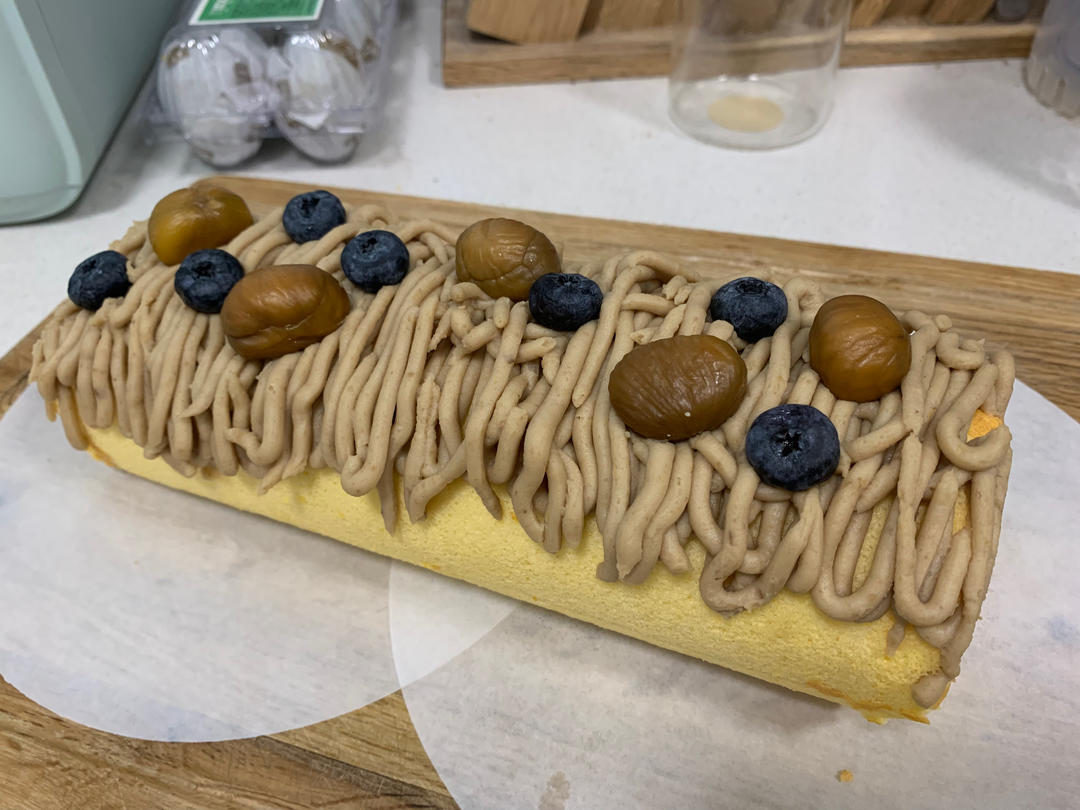 伯爵红茶栗子奶油蛋糕