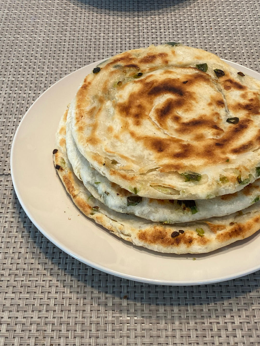 发面葱油饼