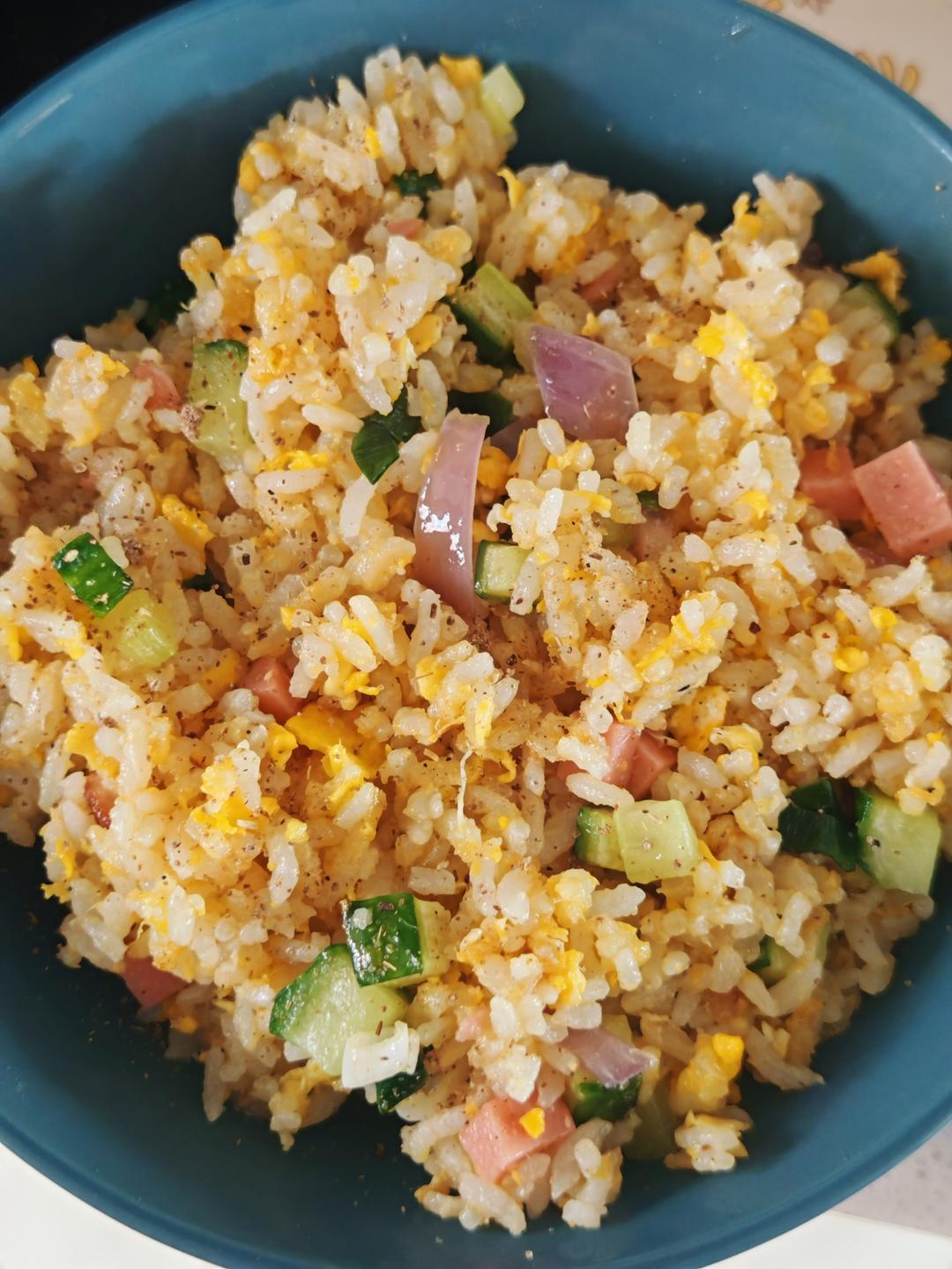 炒米饭蛋炒饭二十分钟快手家常