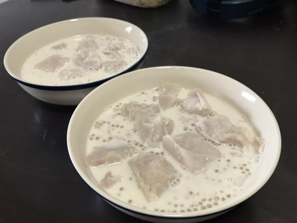 香芋椰汁西米露🥥（和糖水店味道一模一样）