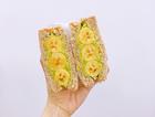 （五分钟快手早餐💕）健康减脂『香蕉牛油果三明治』