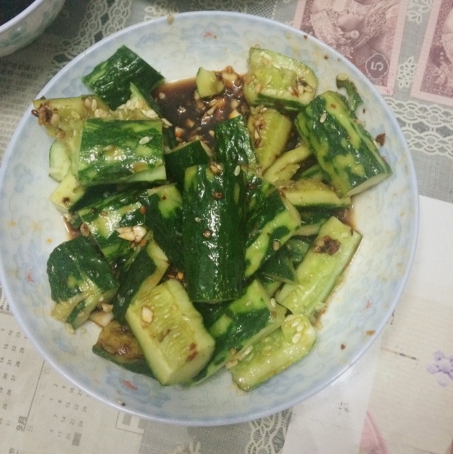 凉拌青瓜