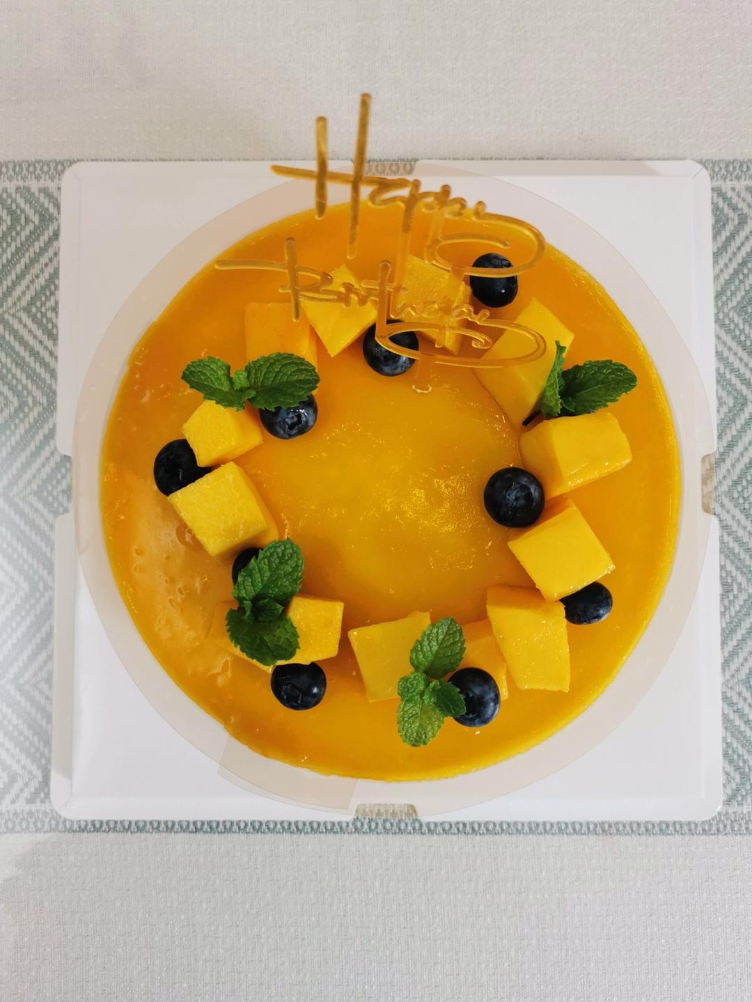 【视频】芒果慕斯（6寸） | 含镜面果胶配方