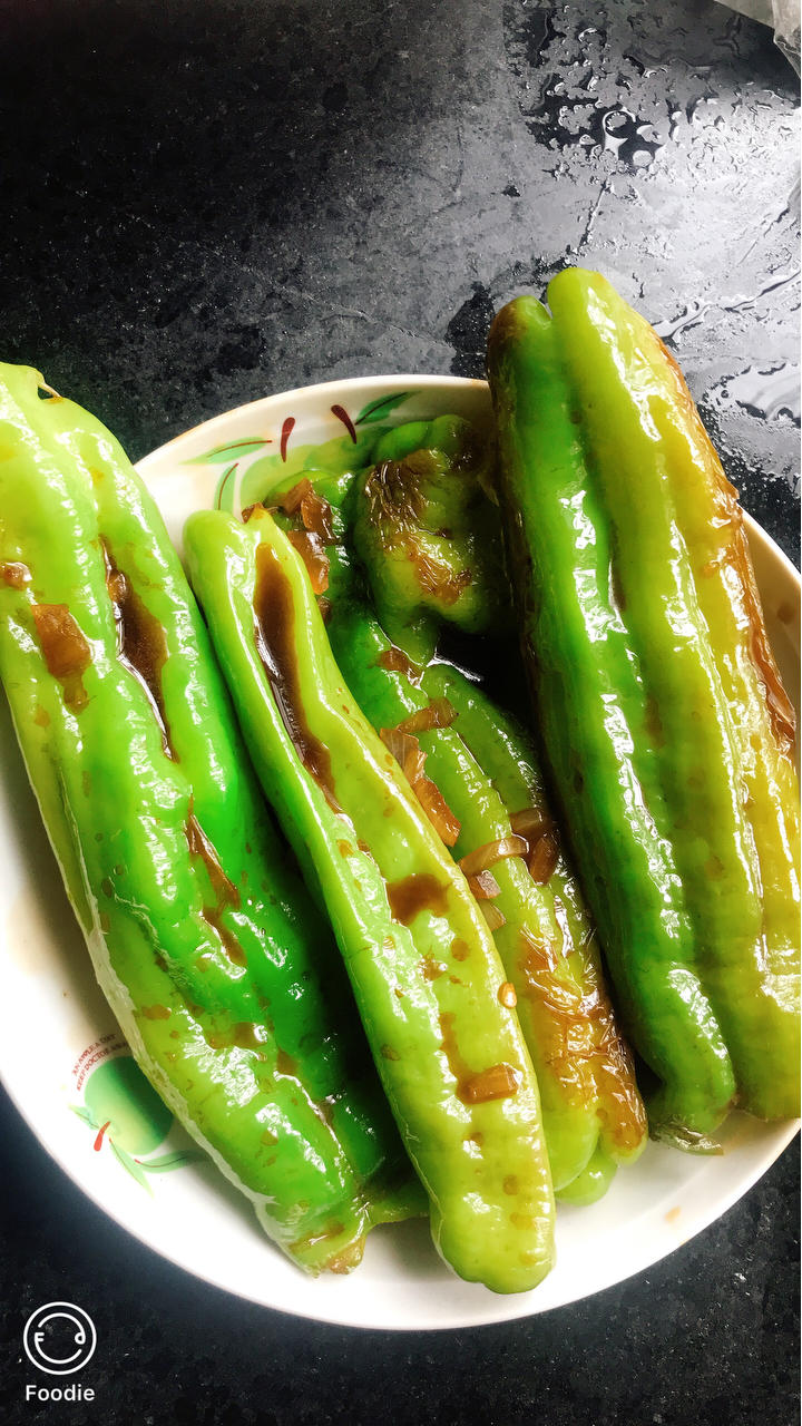 5分钟搞定‼️超下饭又好吃的虎皮青椒💥