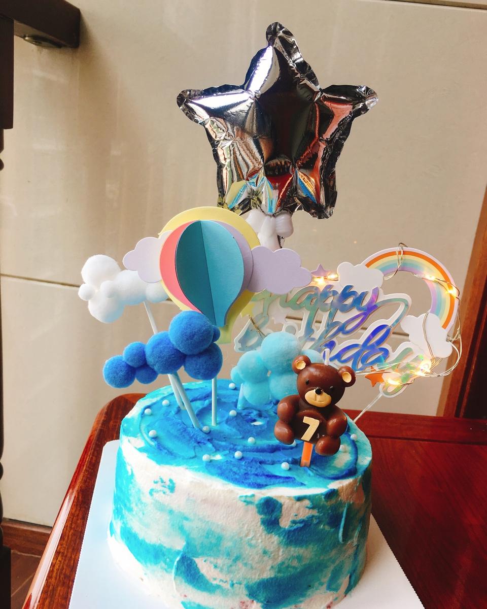 星空奶油蛋糕生日蛋糕