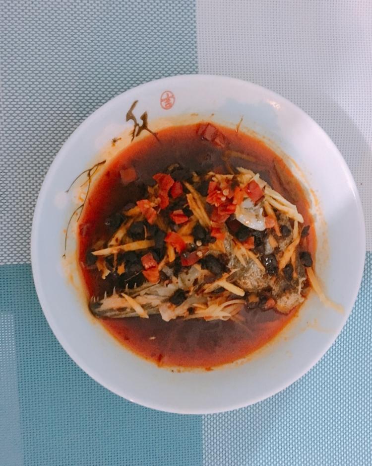 辣豆豉蒸雅片鱼头