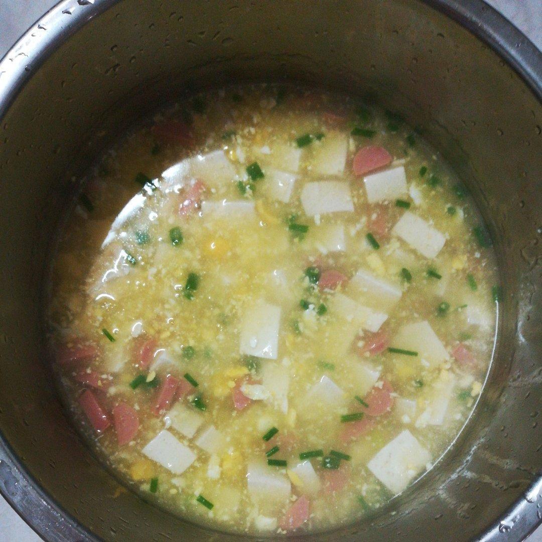 咸蛋烧豆腐～～孩子爱吃的下饭菜！