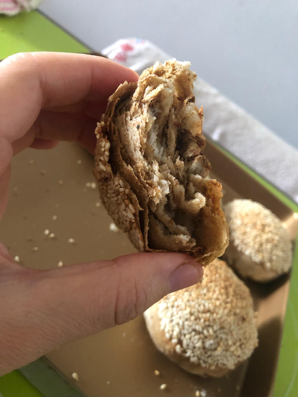 好吃到哭的麻酱烧饼