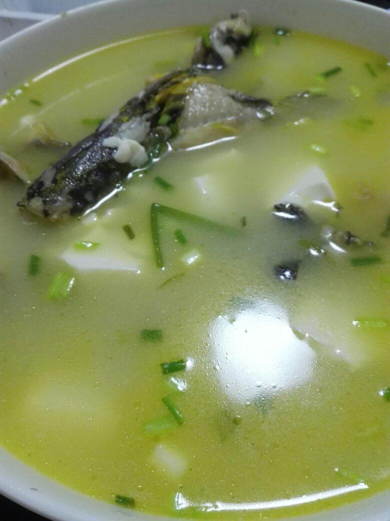 昂子鱼豆腐汤