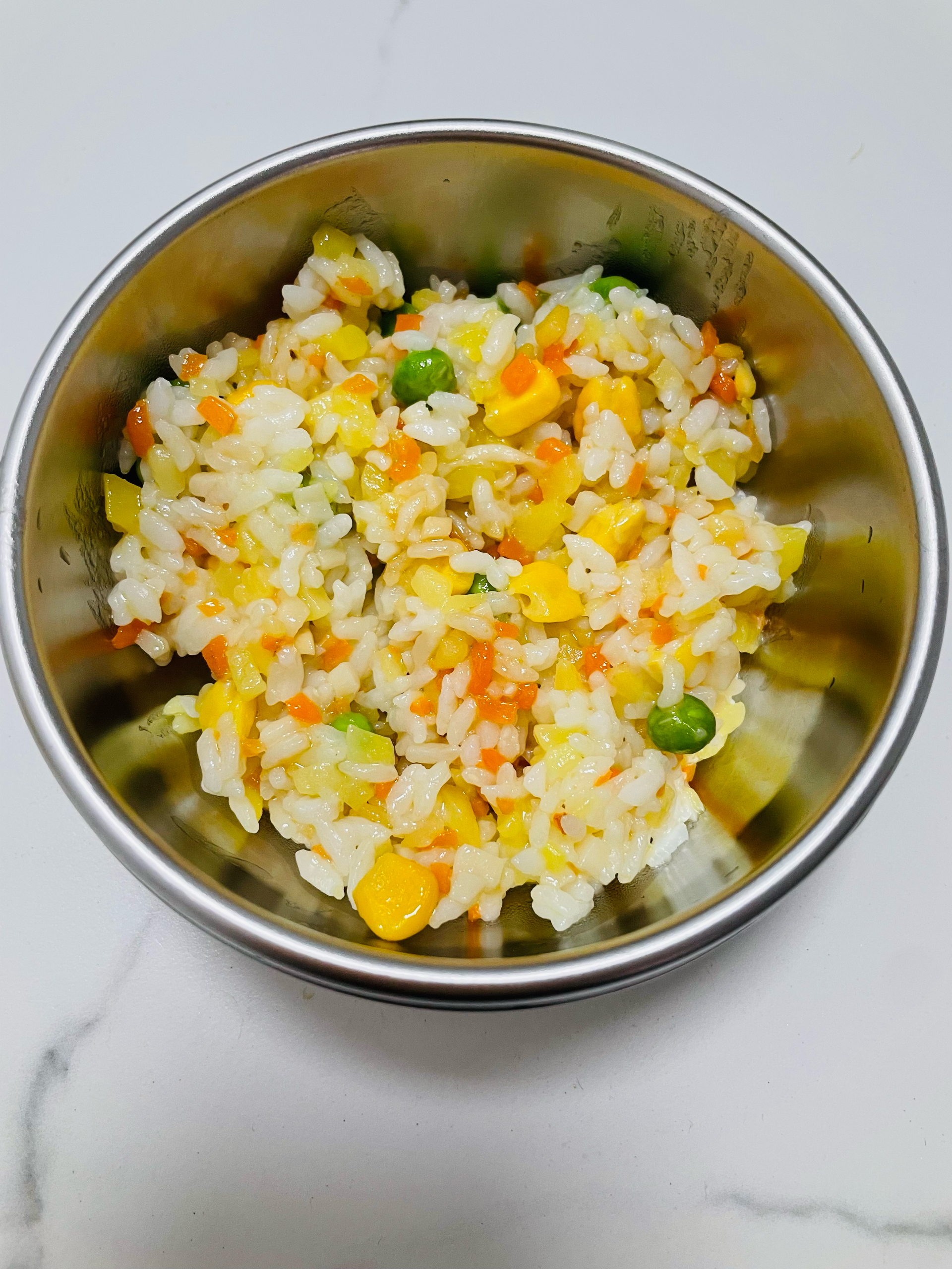 辅食 I 鸡肉蔬菜烩饭的做法