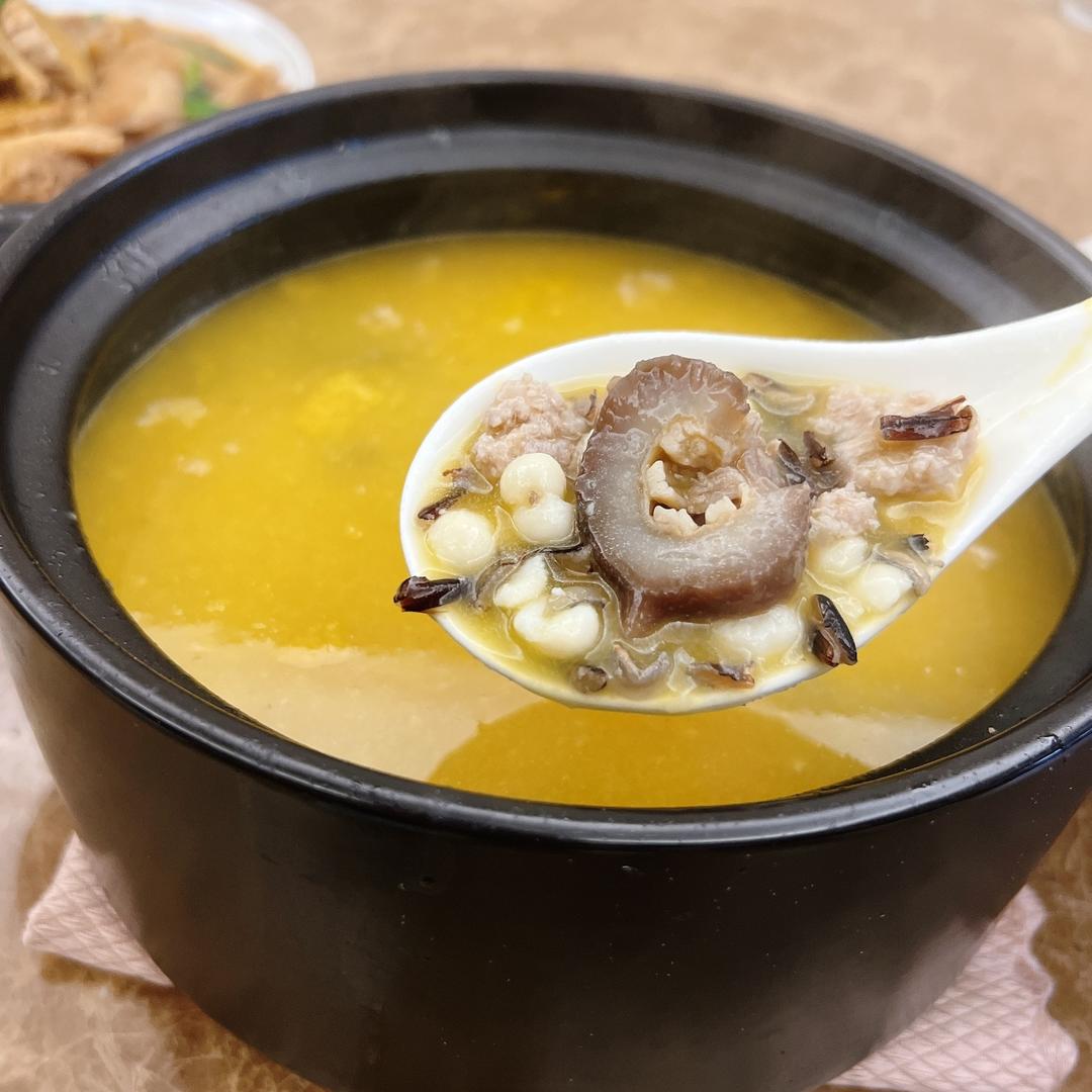 金汤野米刺参羹的做法 步骤3